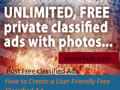How to Create a User Friendly Free Classified Ad